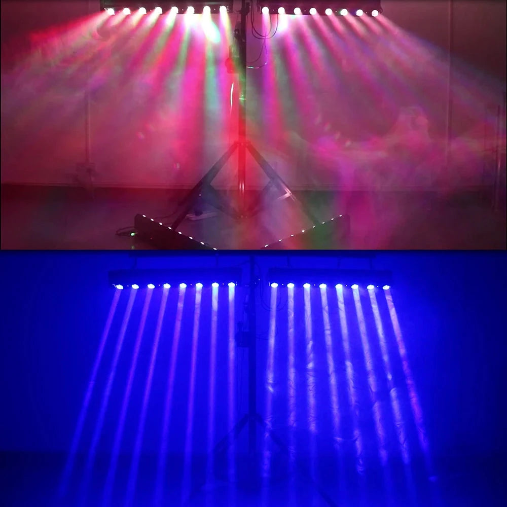 8x12W Beam Moving Head RGBW 4In1 DMX512 Stage Light by superior interior and more