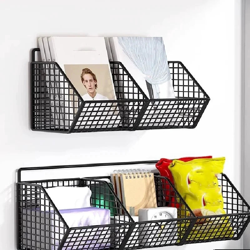 NONECN Wall Mounted Kitchen Storage Basket For Spices And Vegetables by superior interior and more