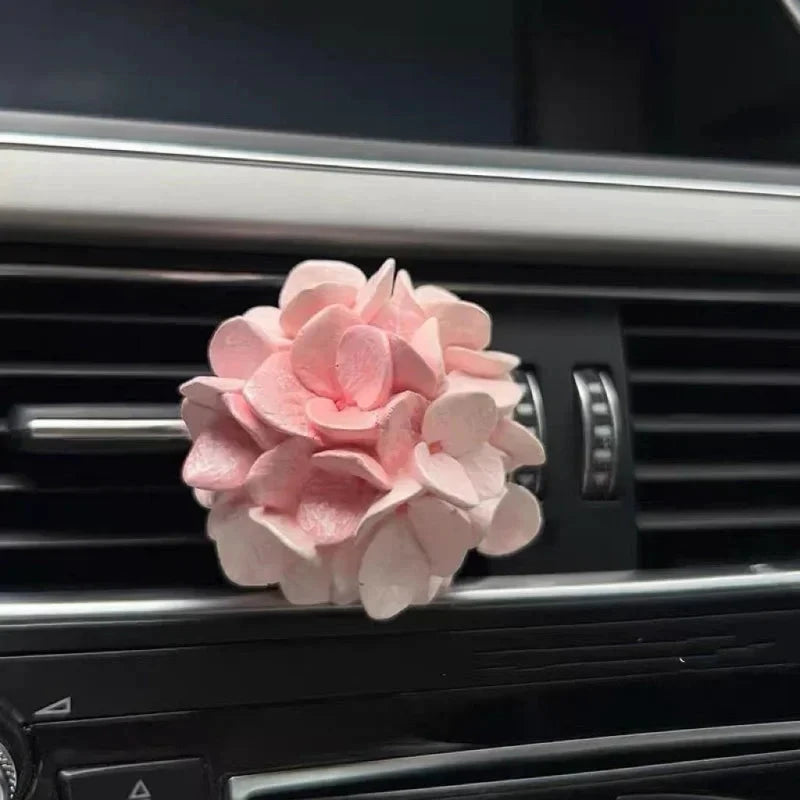 For Tulip Hydrangea Car Aromatherapy Premium Sense Air Vent Flower Diffuser Stone Car Interior Jewelry Car Ornament by superior interior and more