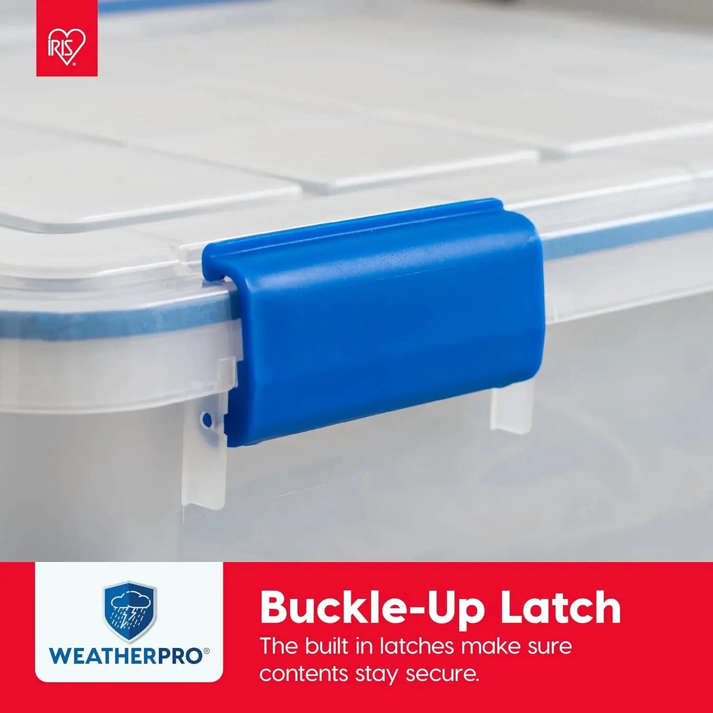XMSJ WeatherPro Storage Bins With Lids Stackable Weathertight by superior interior and more
