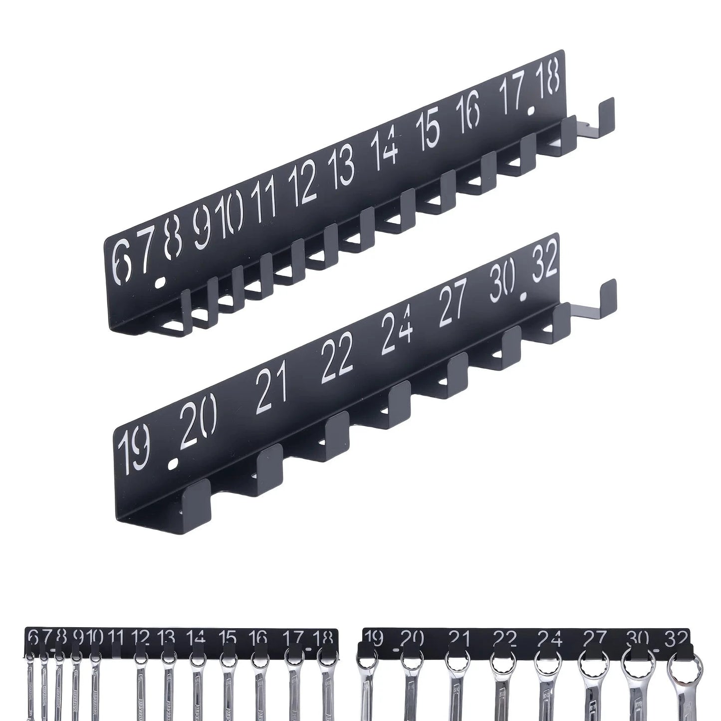 Wall Mount Wrench Organizer Rack For Garage Tools And Sorting by superior interior and more