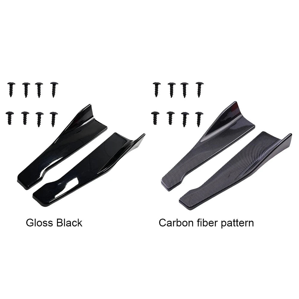 Universal Diffuser Splitter Winglets Car Side Skirt Spoiler Scratch Protector by superior interior and more