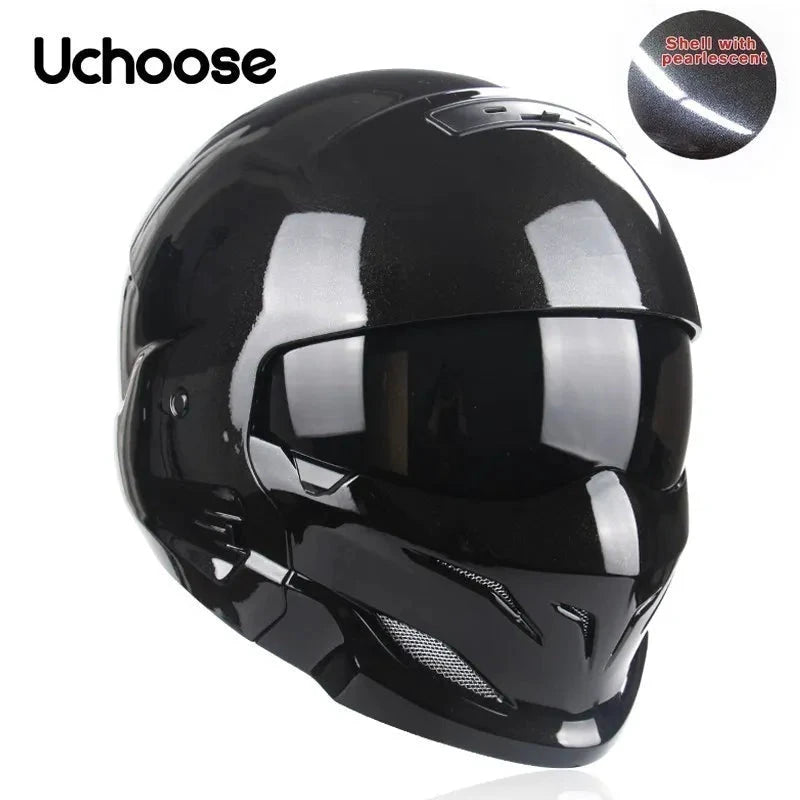 UCHOOSE Detachable Multi Purpose Full Face Helmet For Unisex by superior interior and more