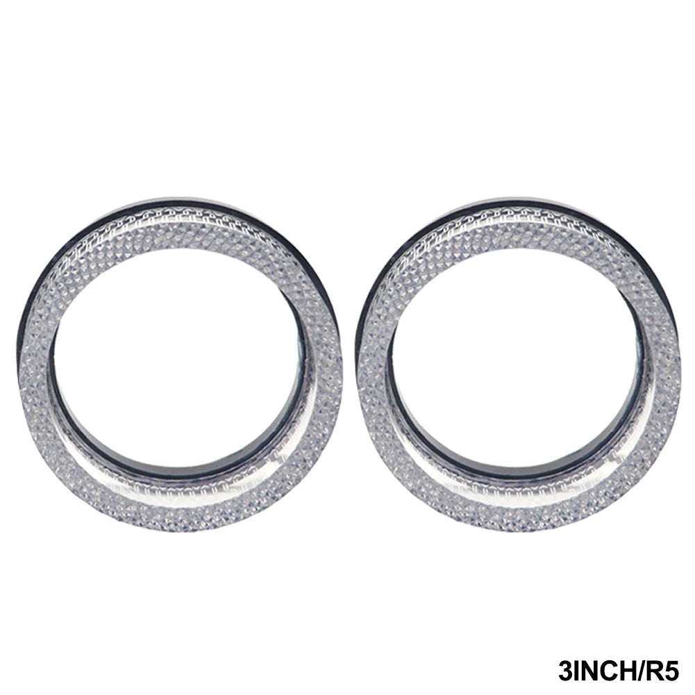 5D Crystal Angel Eyes LED Halo Rings for Headlights