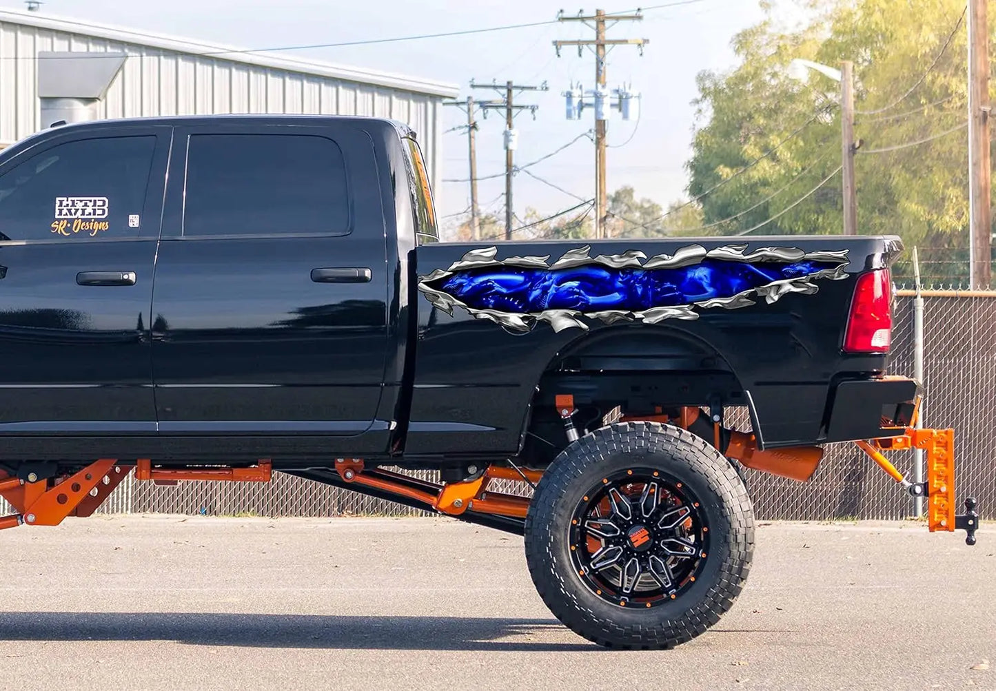 Dragon Vinyl Car Decal Set Full Color Side Graphics