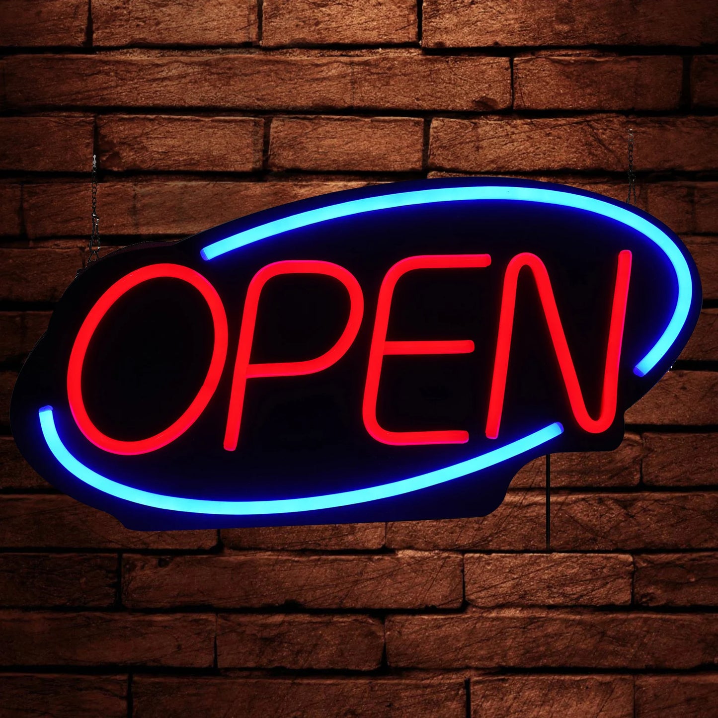 Open LED Neon Sign With Adjustable Brightness Dimmable