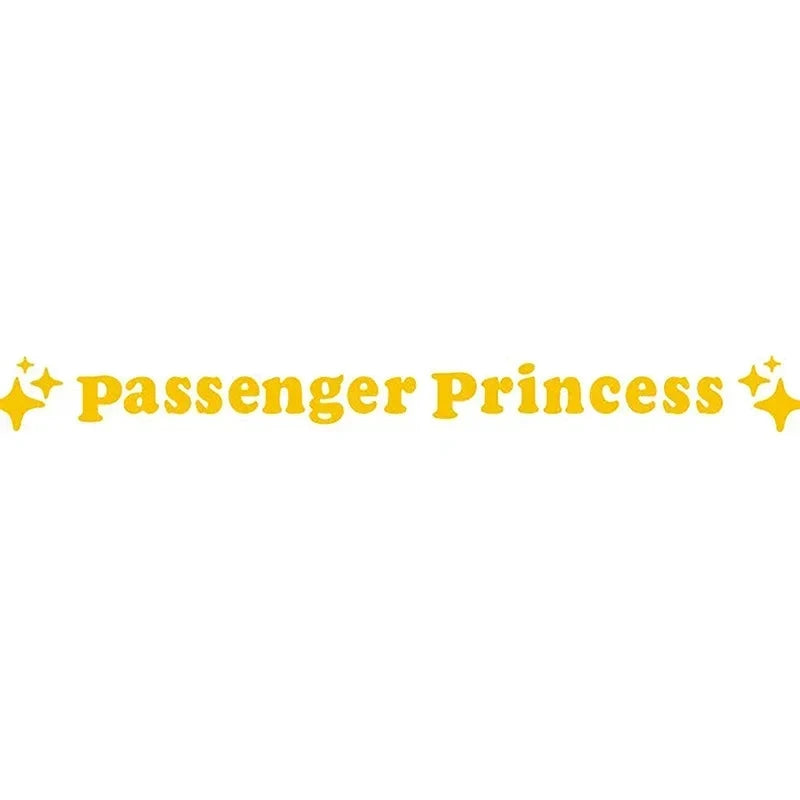 Mirror Decoration Sticker Two Piece Star Princess Rearview Mirror Vinyl Decal by superior interior and more
