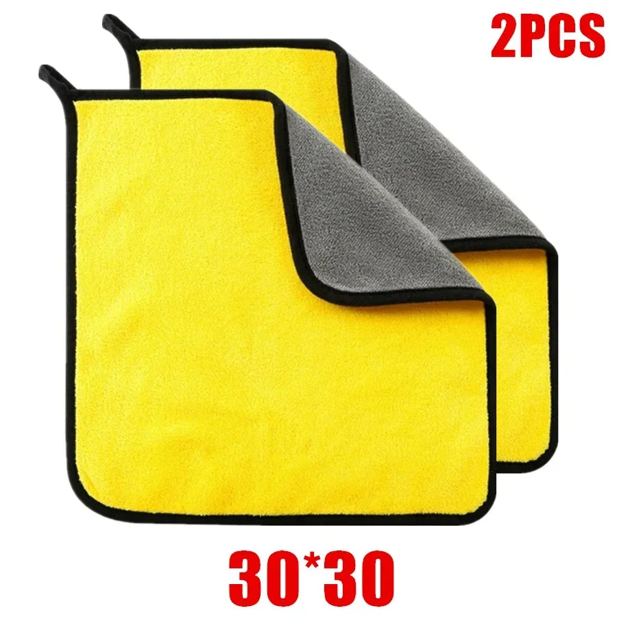 High Concerned Chemical Microfiber Car Cleaning Towels Double Layer Drying