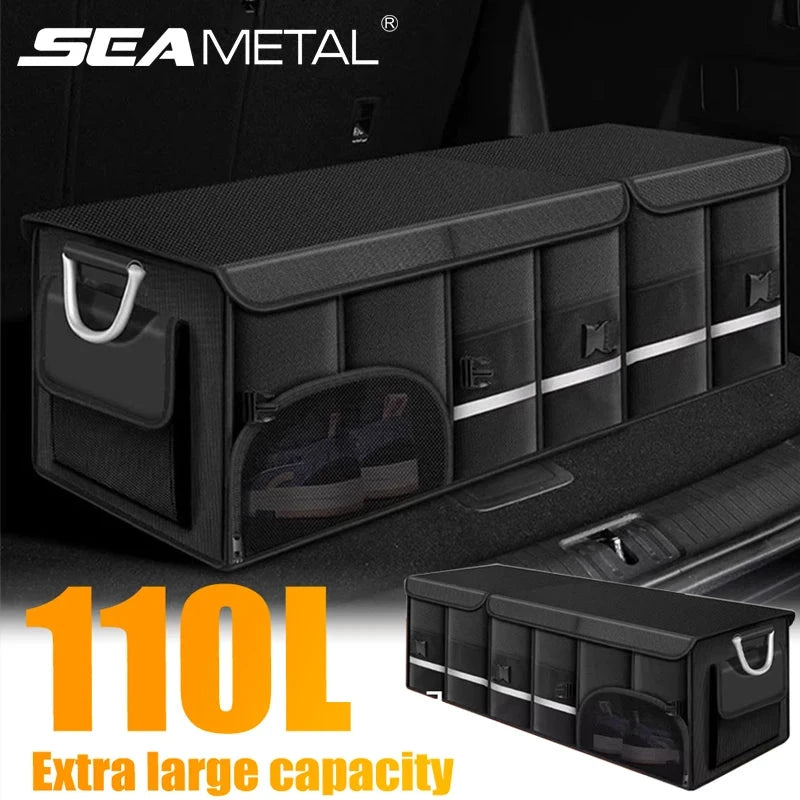 SEAMETAL Large Trunk Organizer Foldable Car Storage by superior interior and more