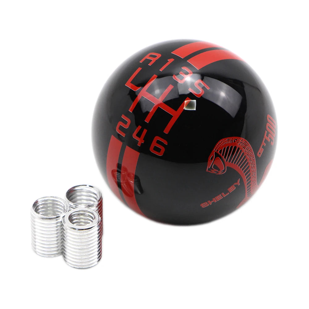 Dreamseek Ford Mustang 5 Speed Gear Shift Knob Cobra Logo