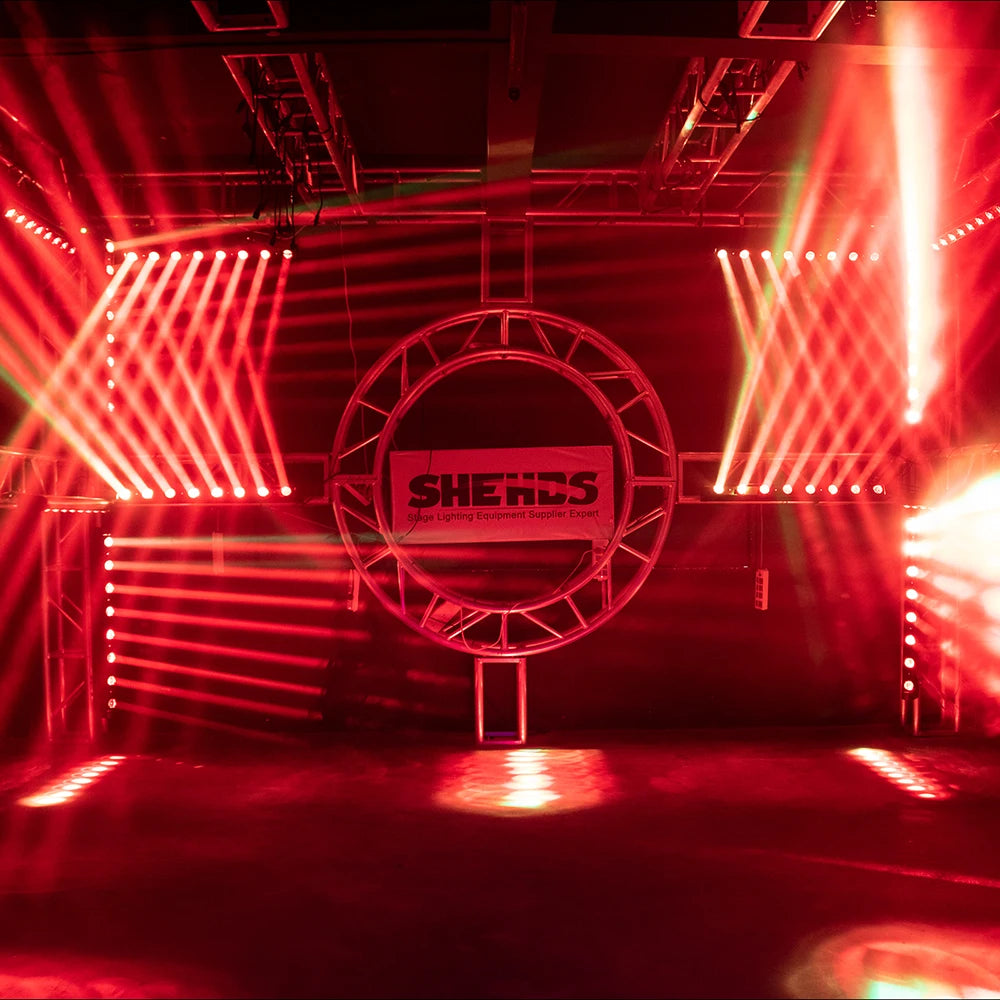 SHEHDS Moving Head RGBW 4in1 Stage Light With DMX 512