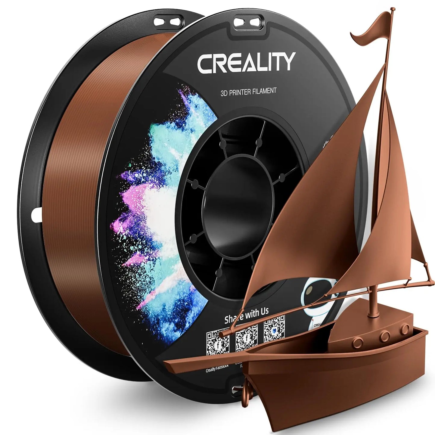 Creality PETG Filament 12 Roll Bundle Odorless Toughness 3D Printing