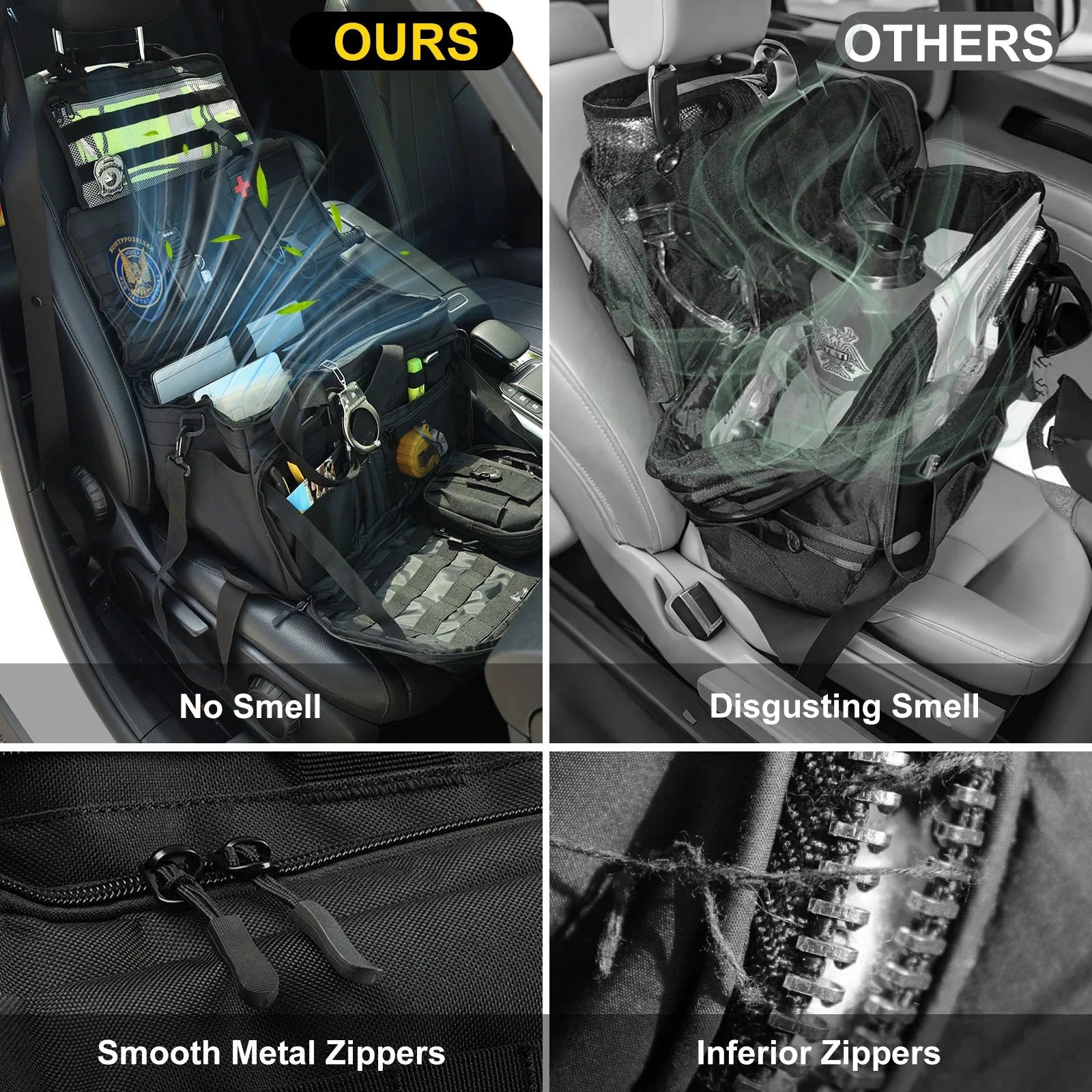 XUKEY Patrol Bag Organizer For Car Front Seat Tactical Gear by superior interior and more