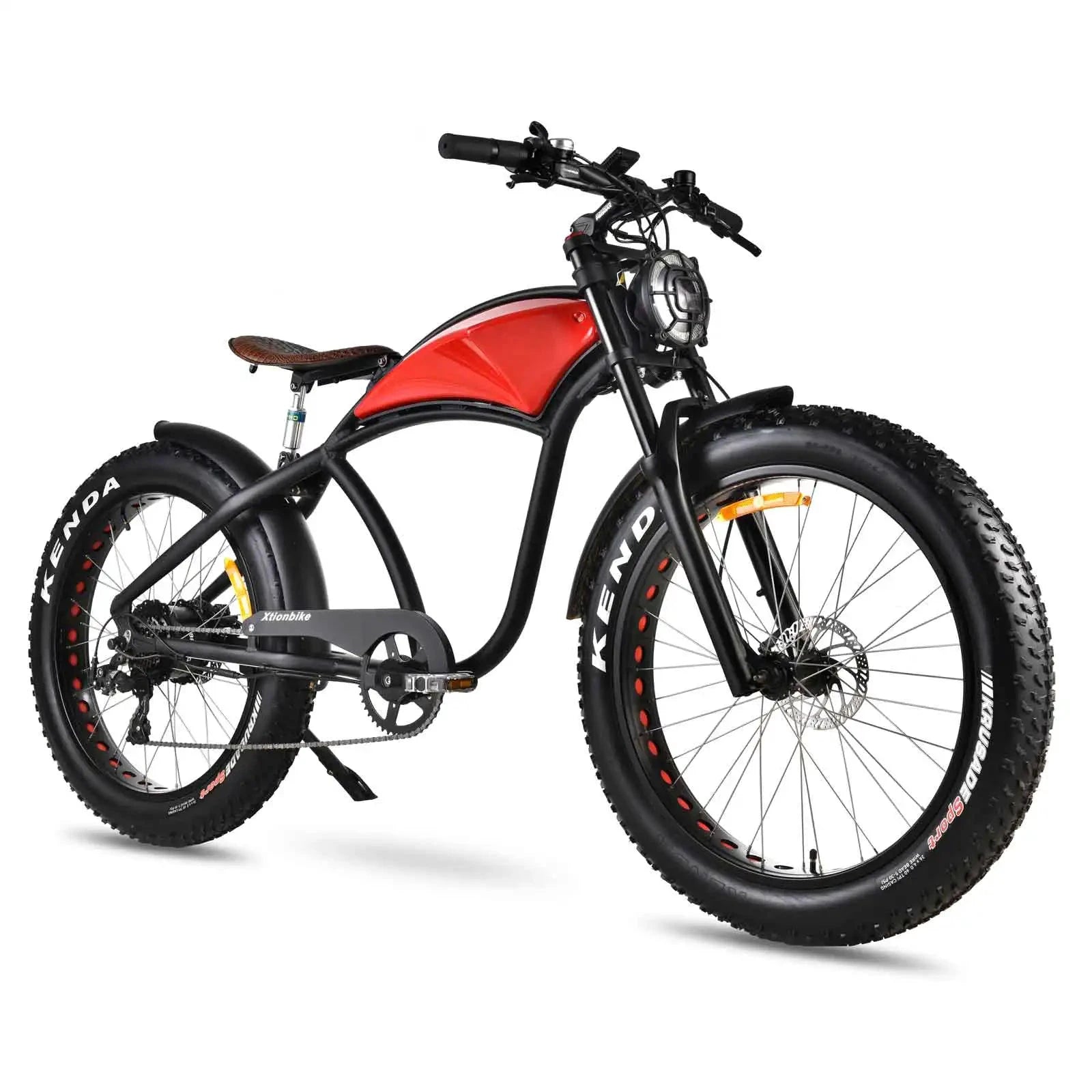 Xtion Electric Mountain Bike 750W Fat Tire Dual Suspension Ebike by superior interior and more