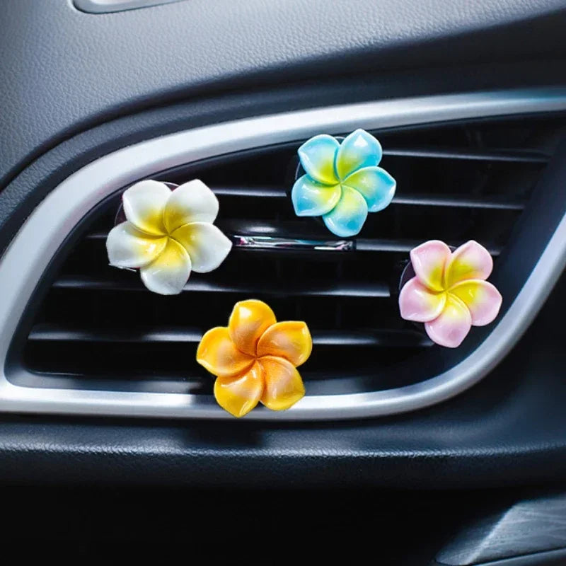 Hign-concerned Car Fragrance Clip Flower Ornament Decoration