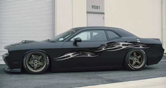 High-Concerning Chemical 3D Tribal Sports Car Vinyl Decals