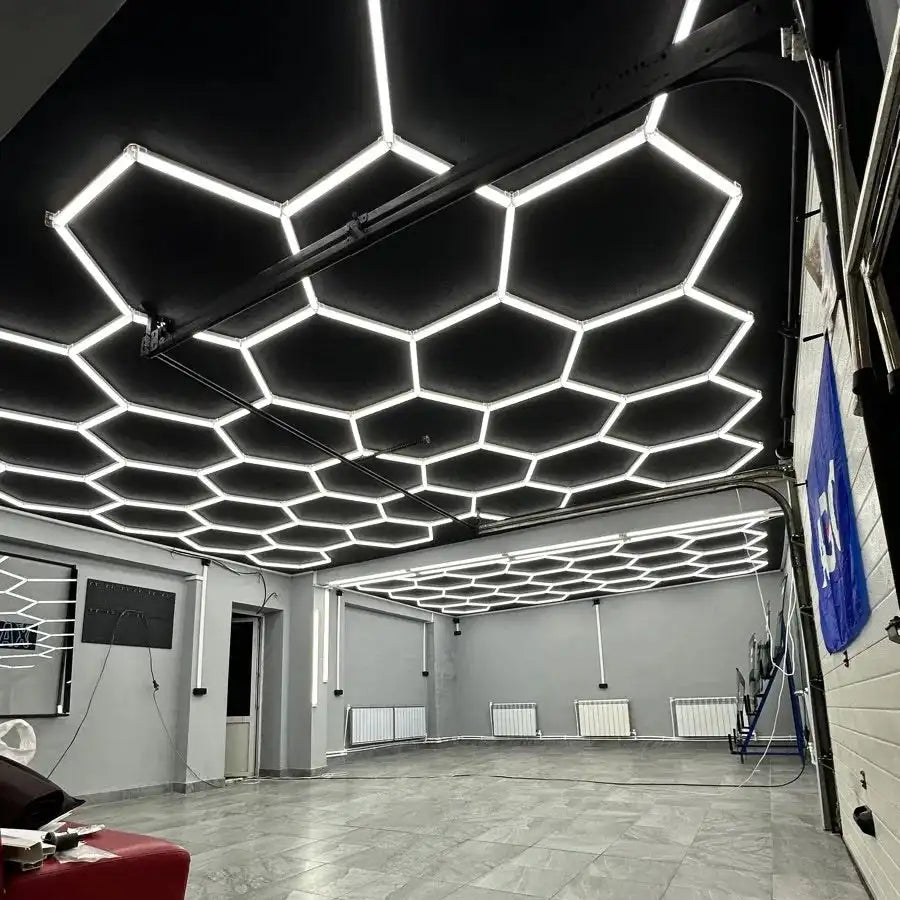 Hexagon LED Ceiling Light Tube for Garage and Workshop