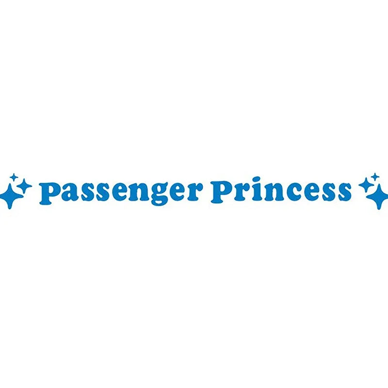 Mirror Decoration Sticker Two Piece Star Princess Rearview Mirror Vinyl Decal