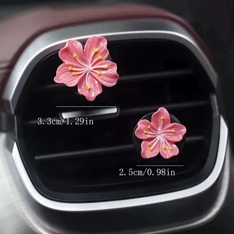 2 Pack Car Perfume Clip Flower Air Outlet Decorations by superior interior and more