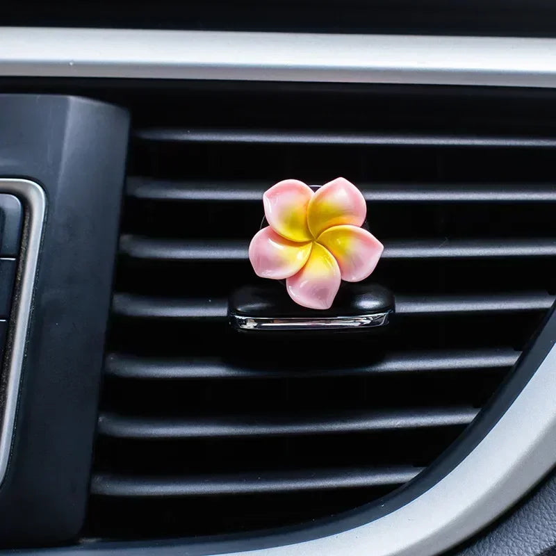 Hign-concerned Car Fragrance Clip Flower Ornament Decoration