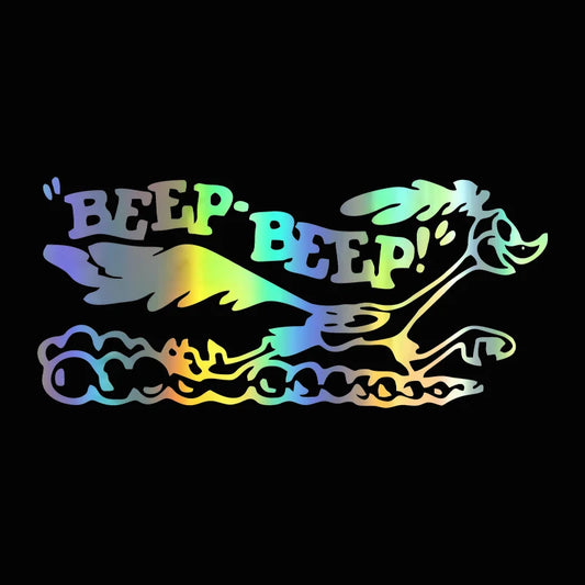 Road Runner Car Sticker Decal For Laptop And Vehicle Interior