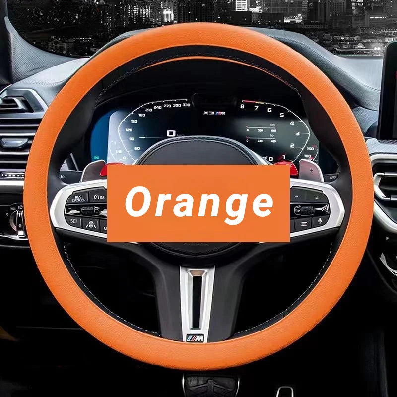 Anti-Slip Silicone Steering Wheel Cover Universal Fit
