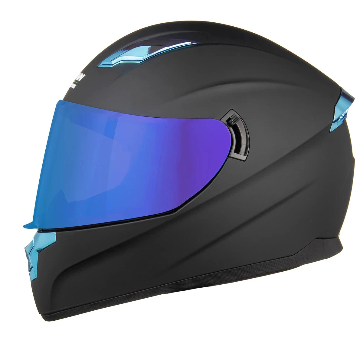 Rock Rufi Full Face Motorcycle Helmet Dual Lens DOT Certified by superior interior and more