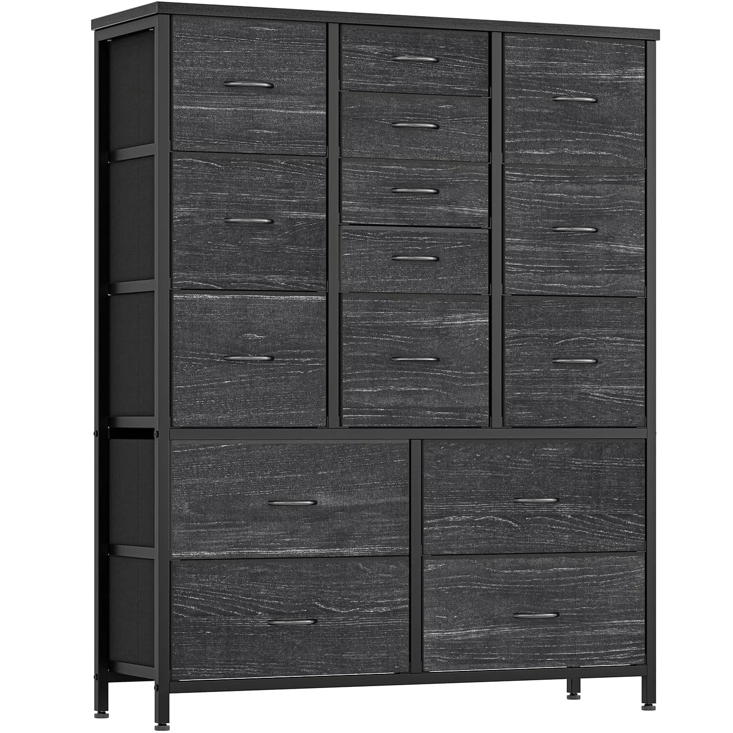 NONECN 15-Drawer Fabric Chest Organizer with Metal Frame by superior interior and more
