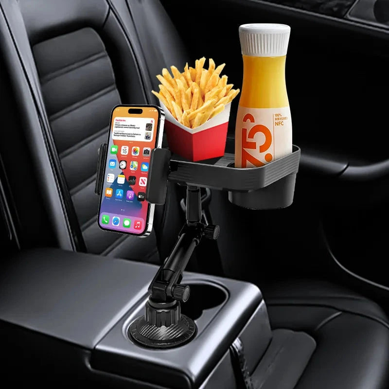 Car Cup Holder Tray 360 Degree Rotatable Table For Snacks by superior interior and more