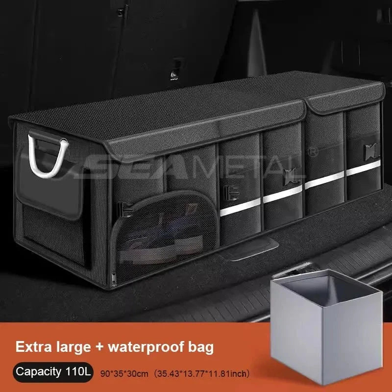 SEAMETAL Large Trunk Organizer Foldable Car Storage by superior interior and more