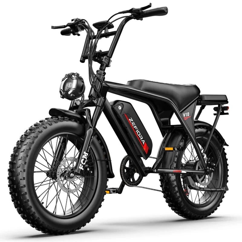 ZEFIORA Electric Bicycle 2000W Ebike With Phone Holder by superior interior and more