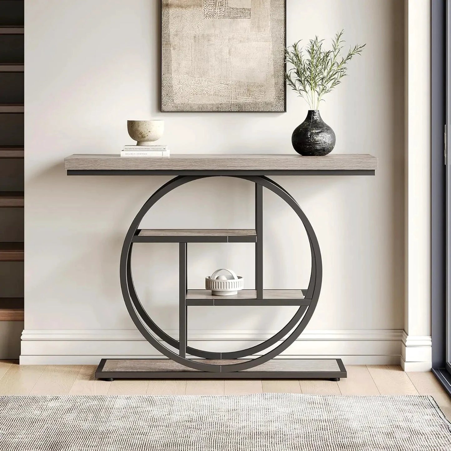 XMSJ Console Table 4 Tier Entryway Sofa Hallway Farmhouse Living Room by superior interior and more