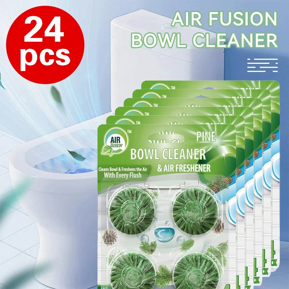 Air Fusion Pine Scent Automatic Toilet Bowl Cleaner Tablets by superior interior and more