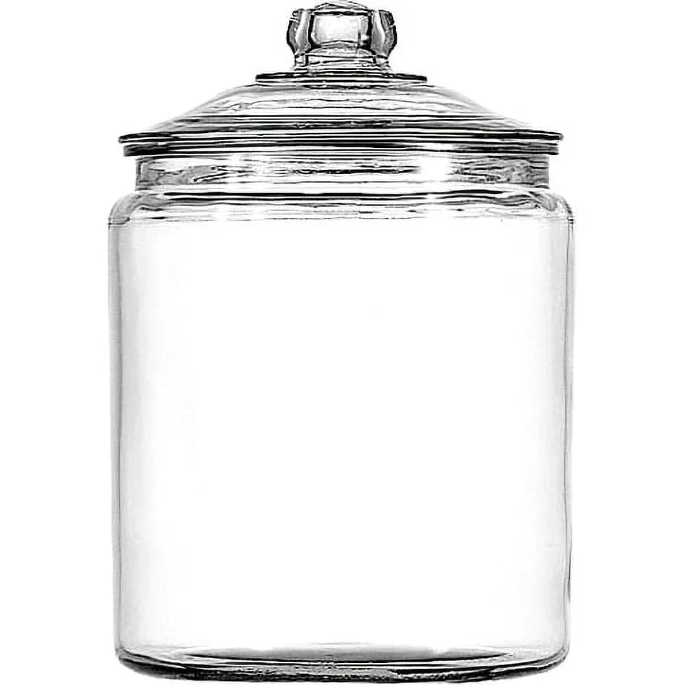 Heritage Hill Glass Storage Jar With Wide Mouth Lid by superior interior and more