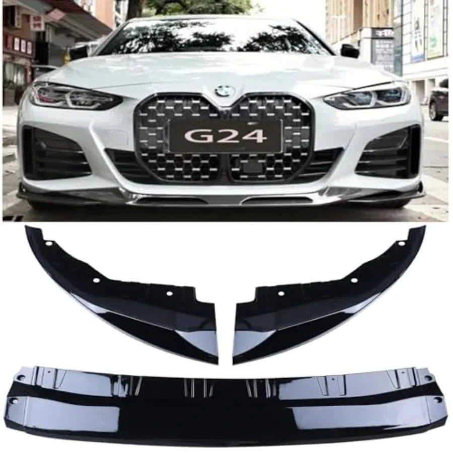 BMW 4 Series Front Bumper Lip Spoiler Kit G24 G26