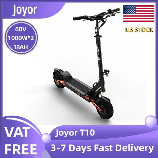 Joyor T10 Electric Scooter 1000W Dual Motor 60V 18Ah Off Road Long Range