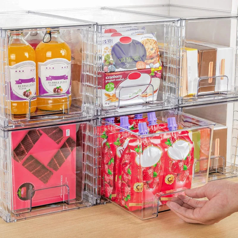 Sichuan Stackable Storage Drawers for Kitchen Cabinets and Pantry