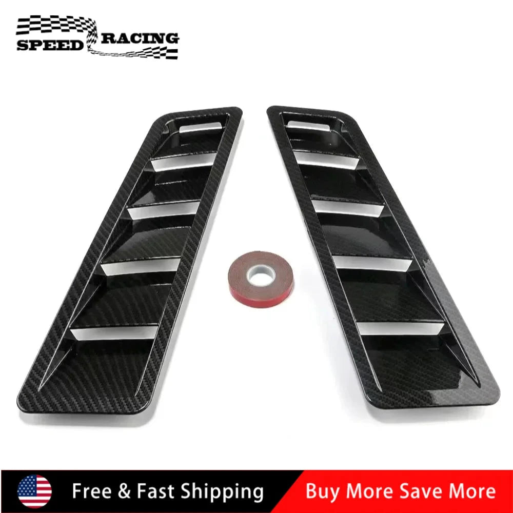 SpeedRacing Universal Car Hood Scoop Vents Trim Louvers by superior interior and more
