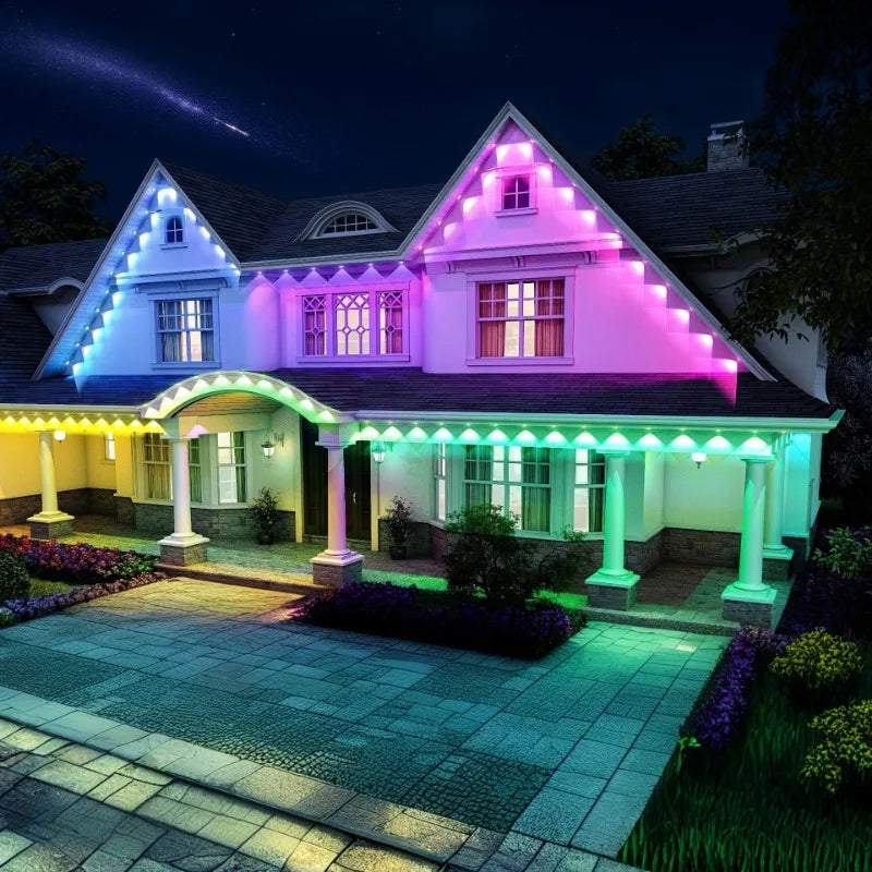 MIMIRG RGBIC Eaves Lights Outdoor String LEDs Christmas