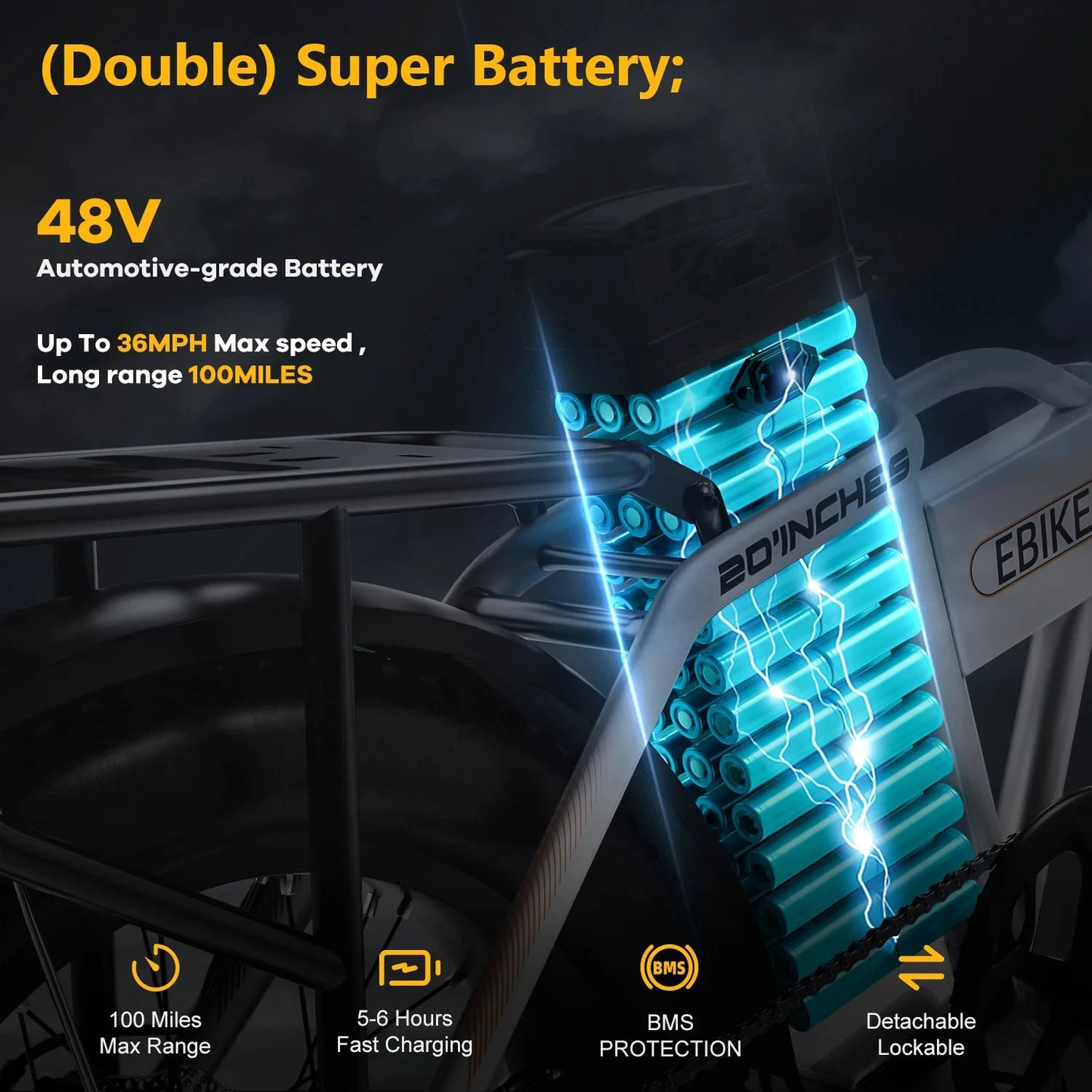 CYBERVELO Mars700 Foldable Electric Bike With Removable Battery by superior interior and more