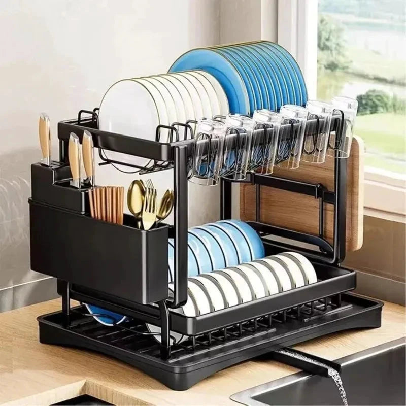 Foldable Metal Dish Drying Rack for Kitchen Counter by superior interior and more