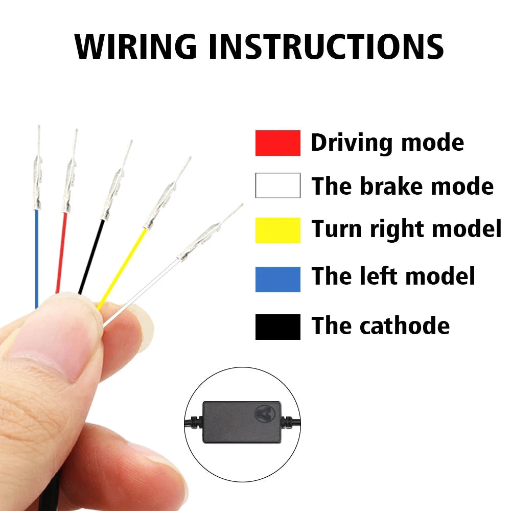MODERN CAR Universal Spoiler LED Brake Light Kit Auto Accessory by superior interior and more