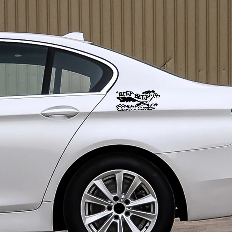 Road Runner Car Sticker Decal For Laptop And Vehicle Interior