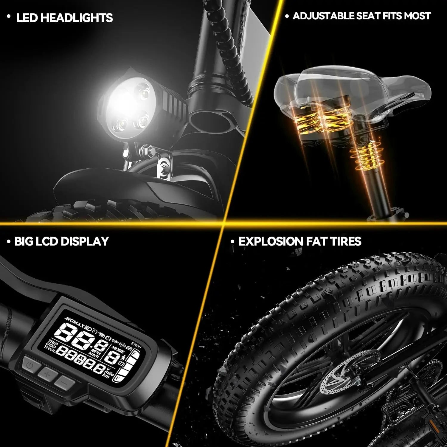 CYBERVELO Mars700 Foldable Electric Bike With Removable Battery by superior interior and more