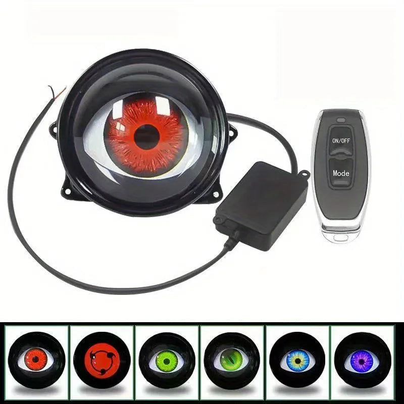 Dynamic Eyeball Fog Lights 6 Modes LED Adjustable For Cars