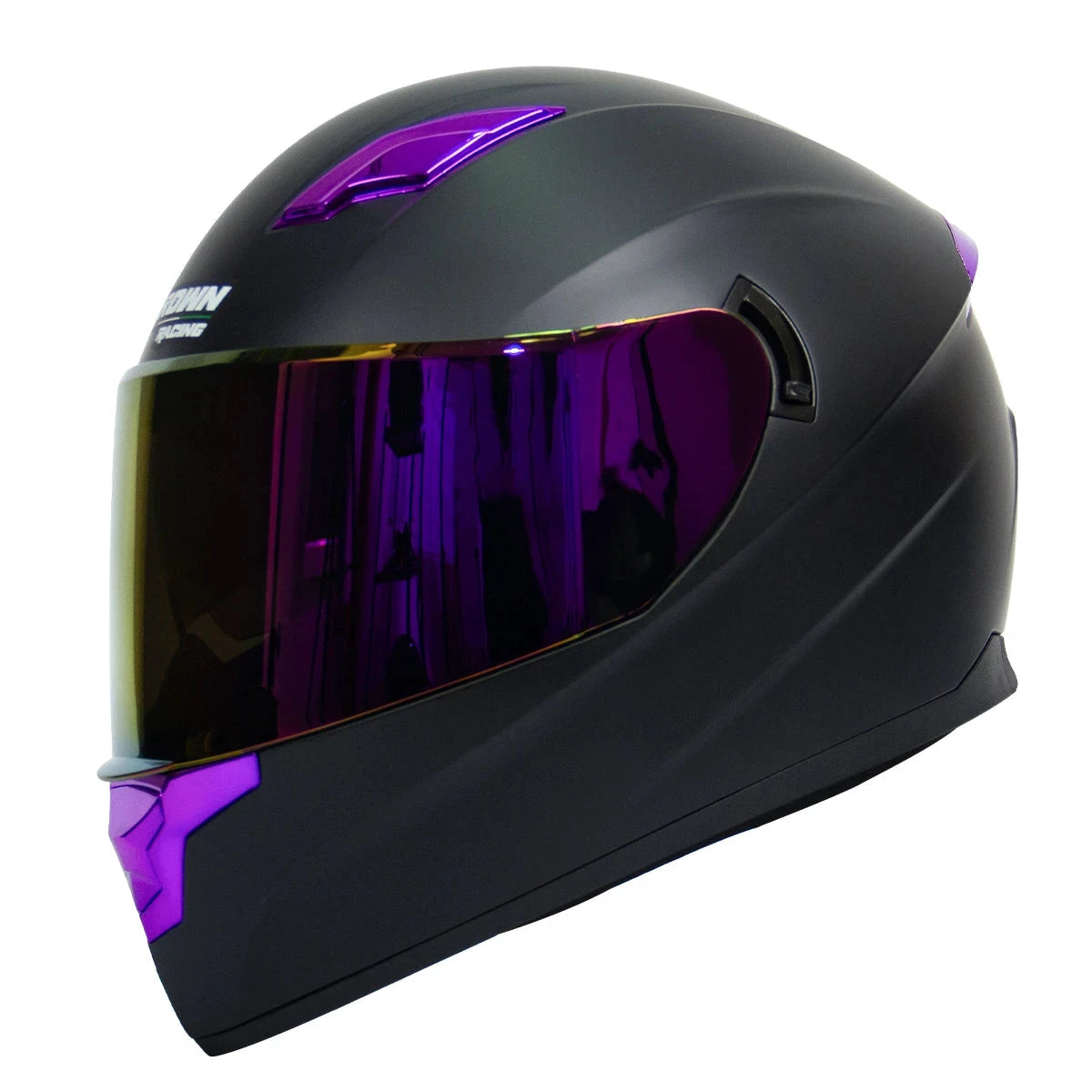 Rock Rufi Full Face Motorcycle Helmet Dual Lens DOT Certified by superior interior and more