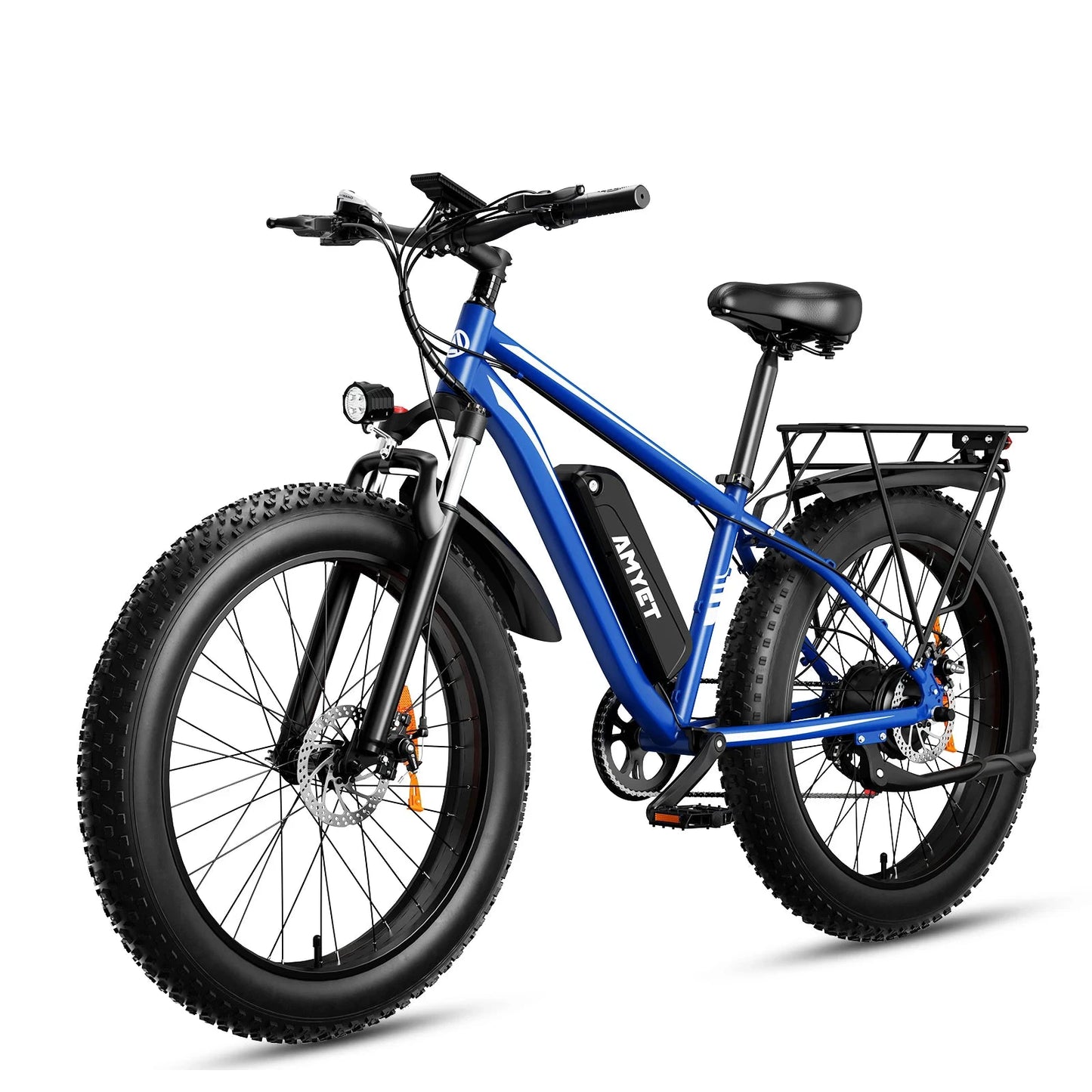 Amyet EB26 Electric Bike 1500W Peak 48V 15Ah Fat Tire Mountain by superior interior and more
