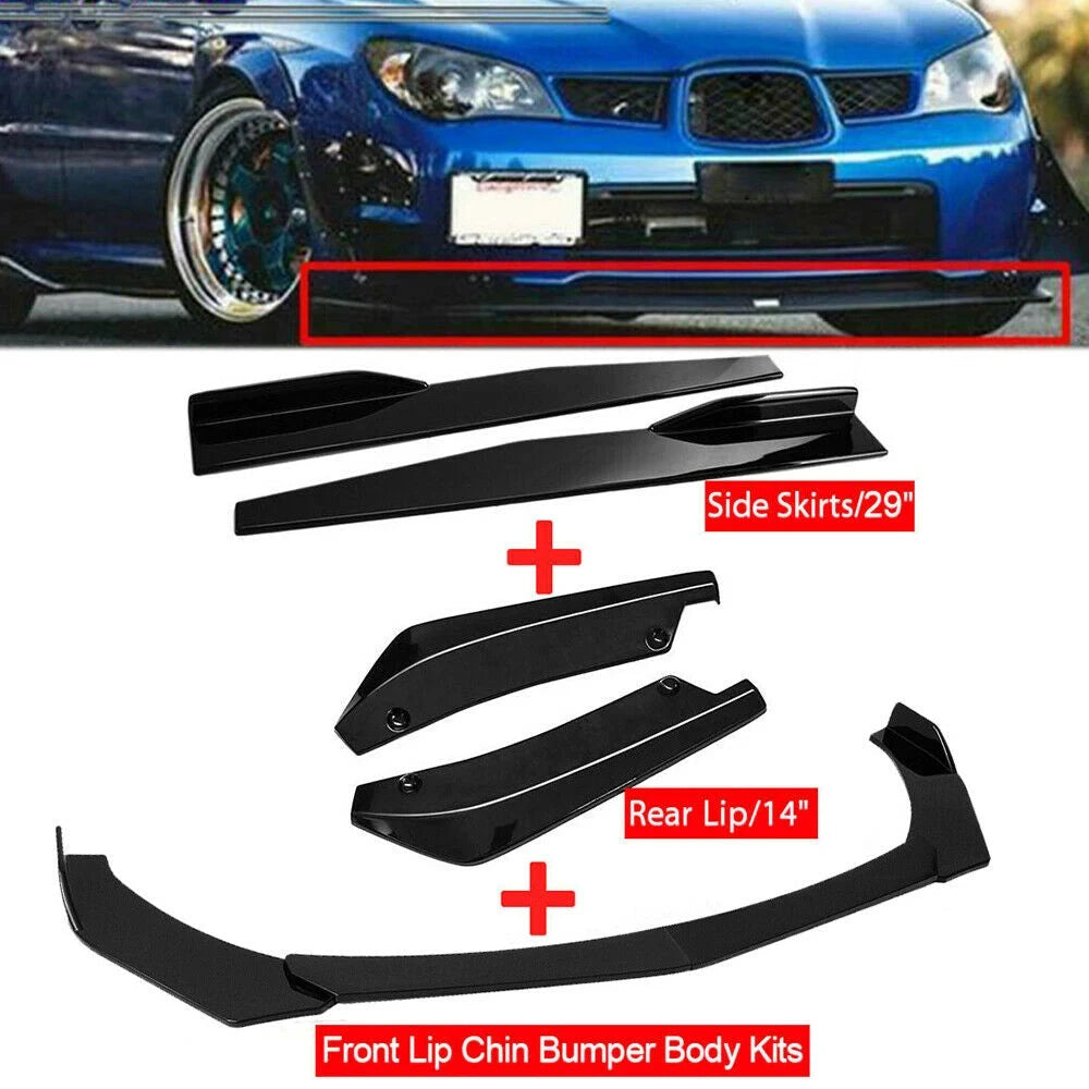 Universal Front Bumper Splitter Lip Spoiler Diffuser Kit by superior interior and more
