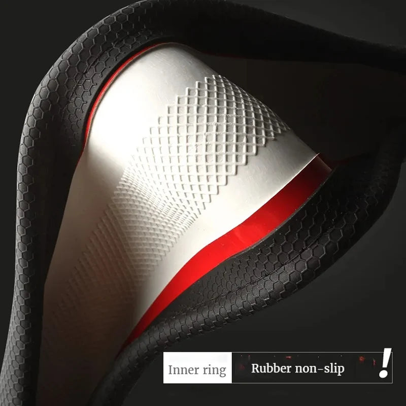 YUNCHEPIN Honeycomb Steering Wheel Cover Leather Anti Slip Universal