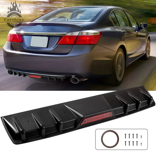 Honda Accord Sport Rear Bumper Diffuser Lip Spoiler Splitter Kit by superior interior and more
